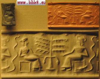 One of the first images of Adam and Eve