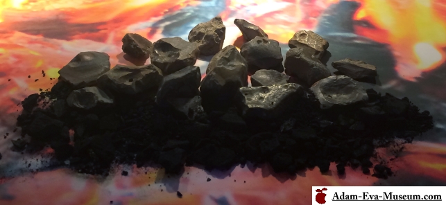 Coals of an ancient bonfire